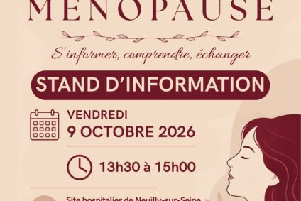 09.10.2026 – Stand d&rsquo;information – Journée mondiale de la ménopause