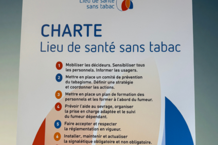 Signature de la charte « Lieu de Santé Sans Tabac »